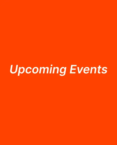 Upcoming events